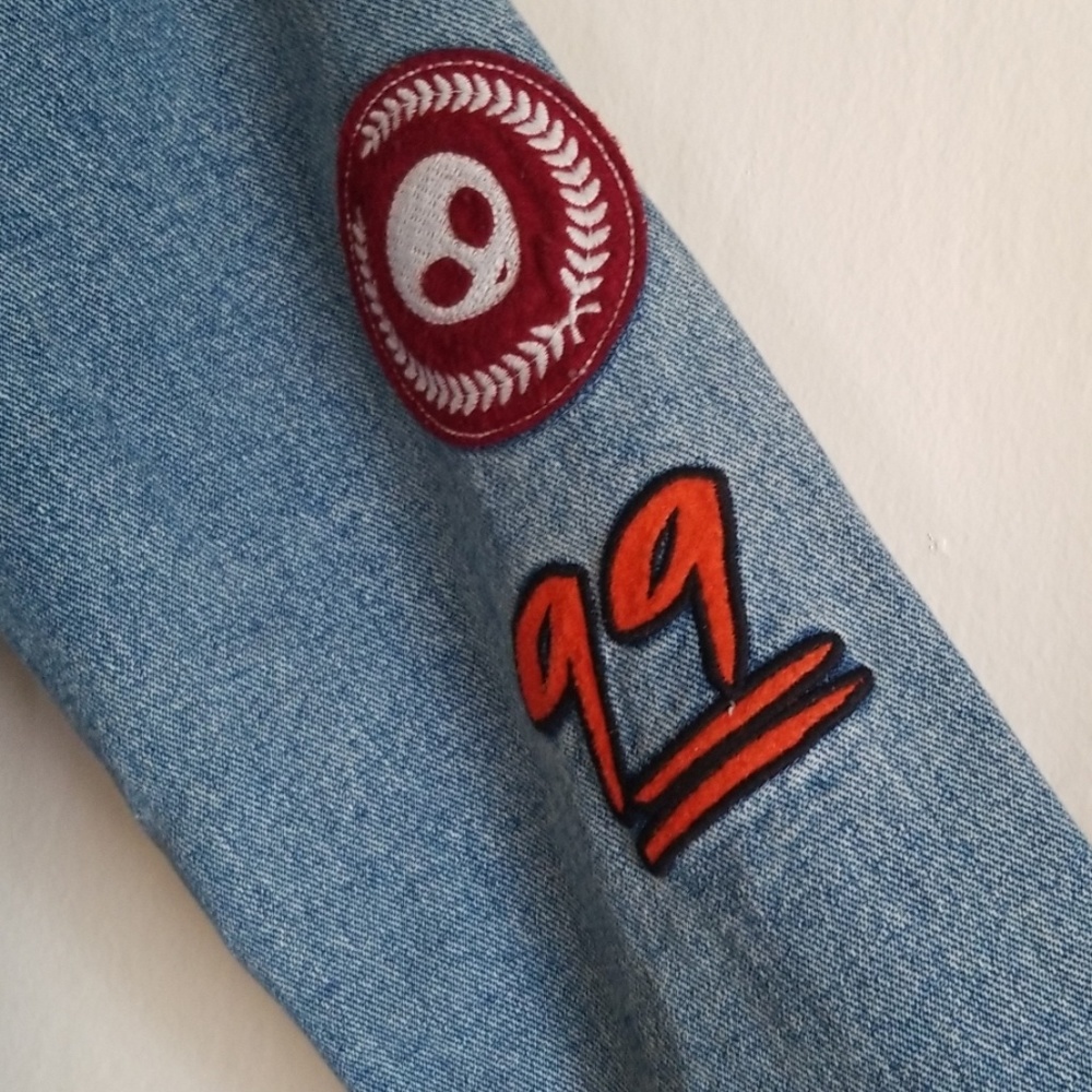 F21 Patch Jean Jacket - image 3